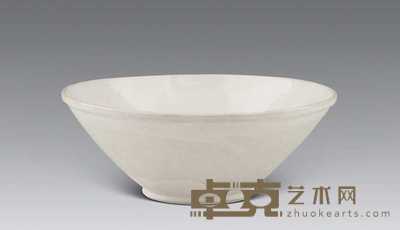 五代 邢窑白釉碗 口径19.6cm；底径7.8cm